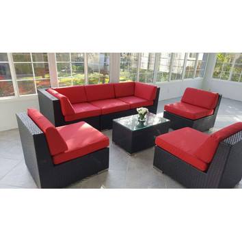 ohana patio wicker seating furniture set