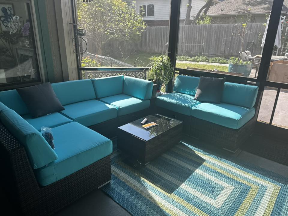 ohana 7 piece outdoor patio furniture sectional set