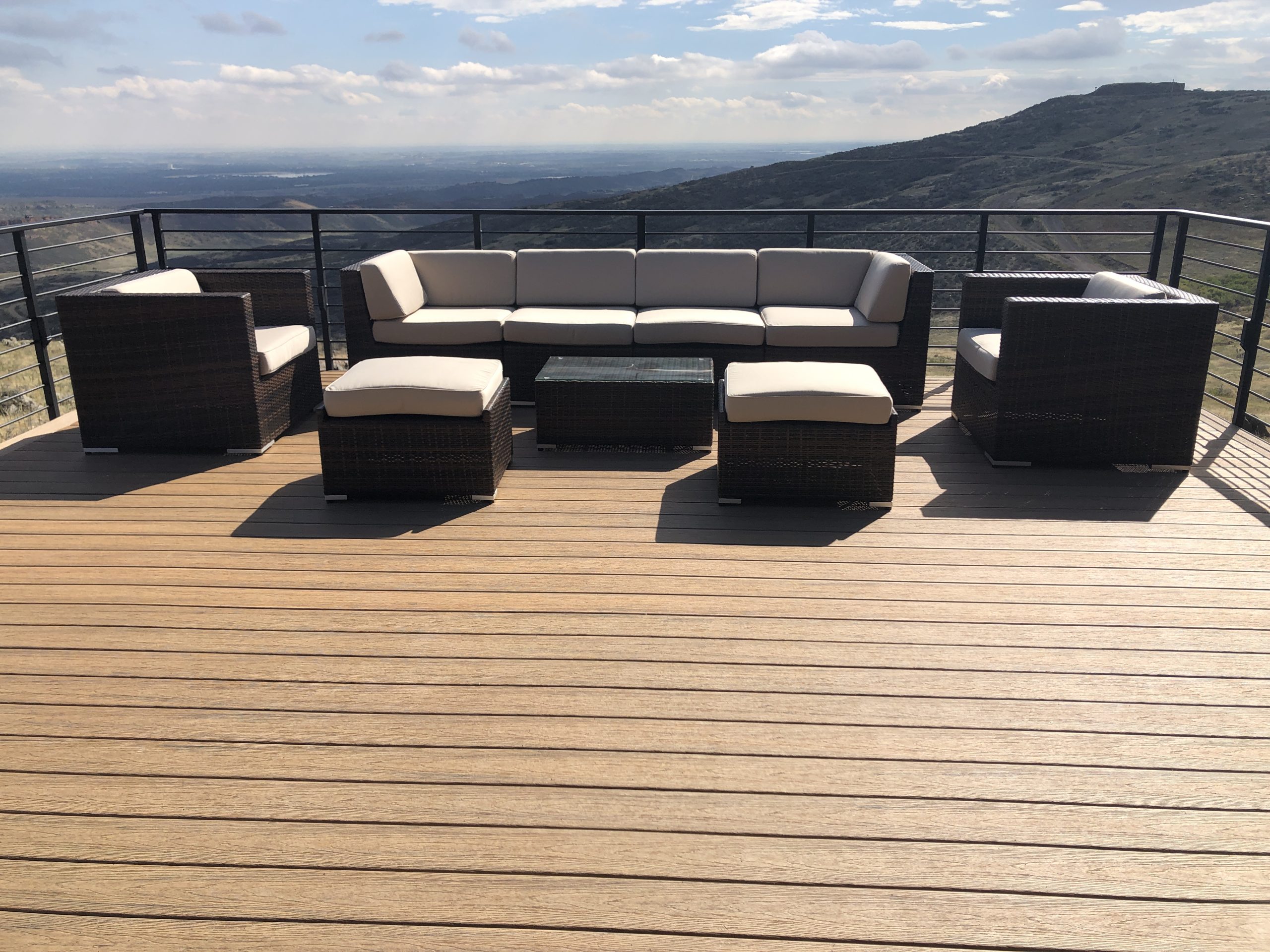 ohana wicker furniture 9 piece outdoor patio sectional