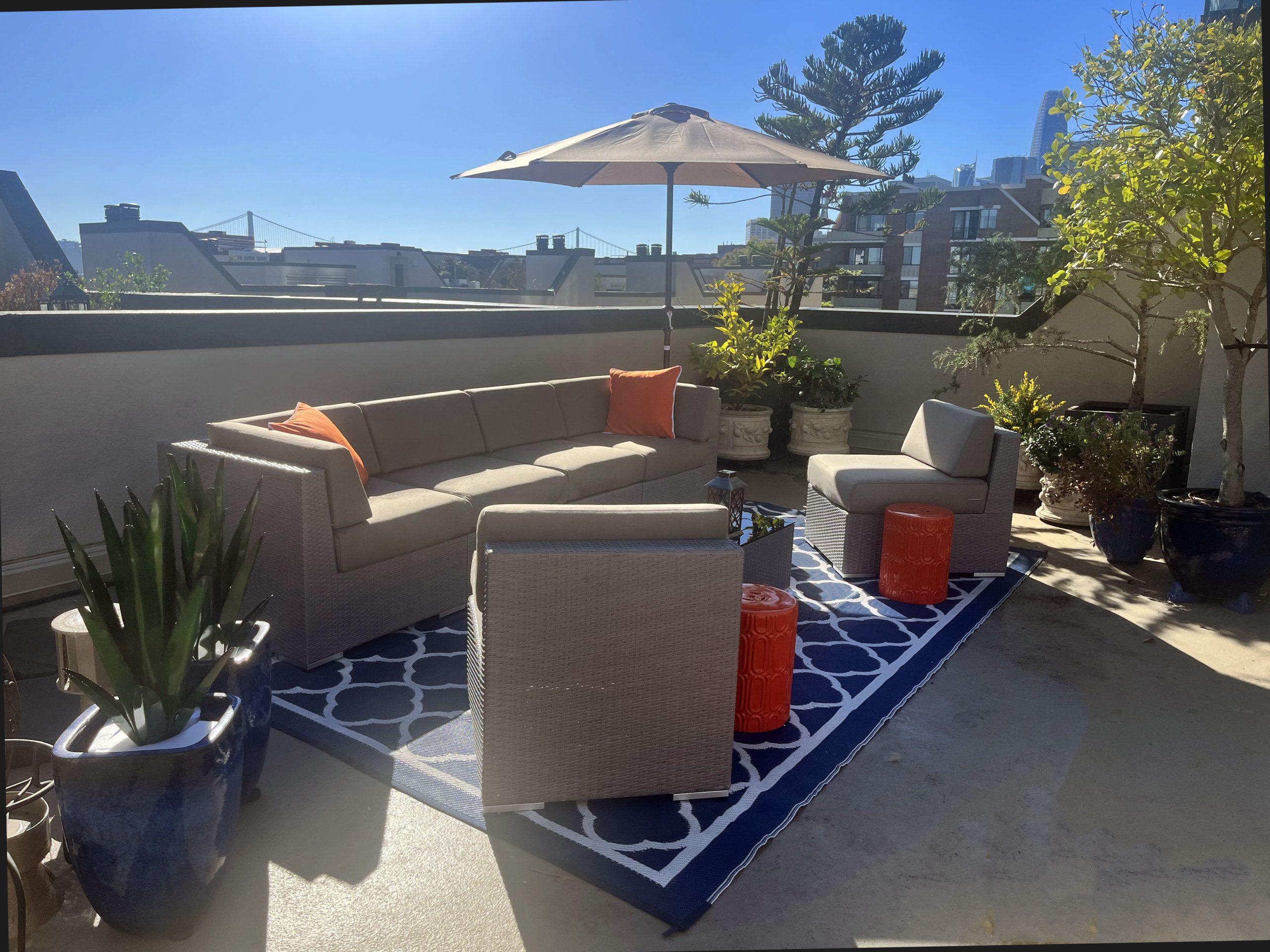 Ohana 7 piece outdoor patio furniture